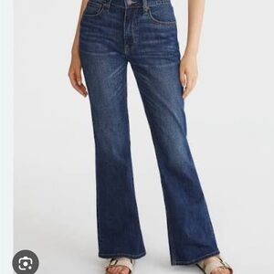 Aeropostale Blue Flare Wide Leg Jeans